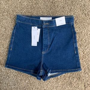 TOPSHOP Joni Denim Shorts